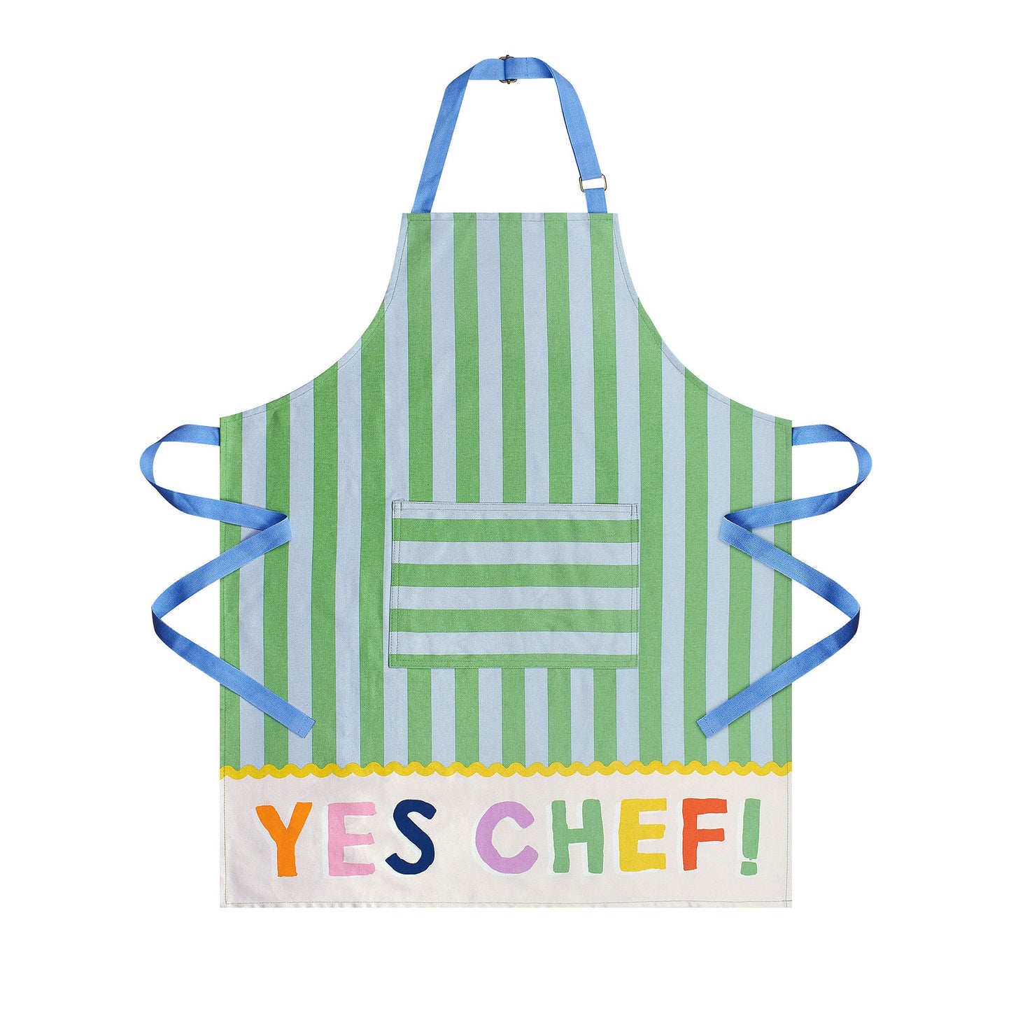 Yes Chef Cotton Apron in Multicolour