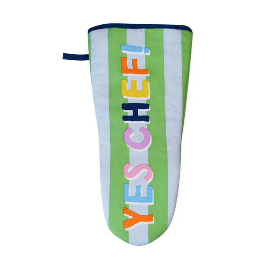 Yes Chef Gauntlet Oven Glove in Multicolour