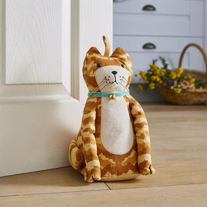 Ulster Weavers Marmalade Cat Doorstop - Shaped One Size in Orange - Doorstops - Ulster Weavers