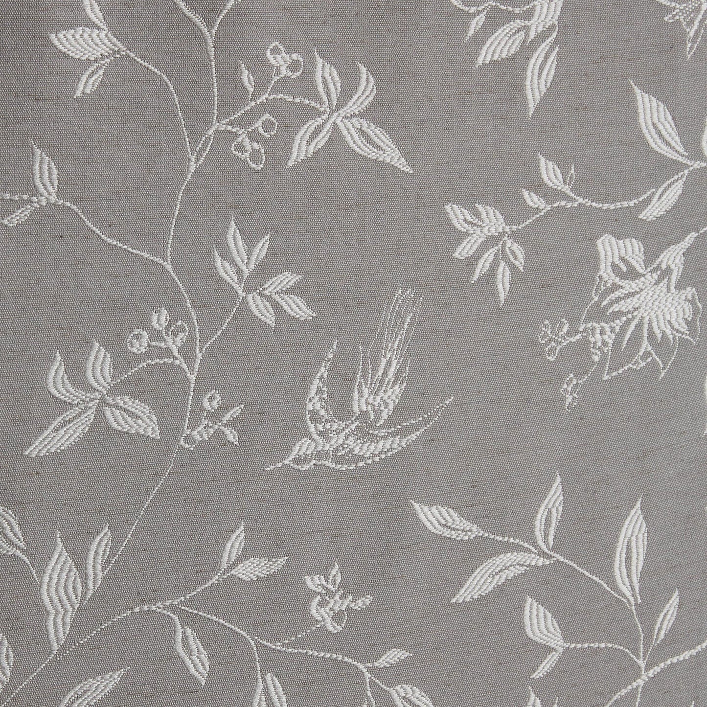 Bird Trail Pair Of Curtain Tiebacks by Curtina in Grey 26" x 4" - Pair Of Curtain Tiebacks - Curtina