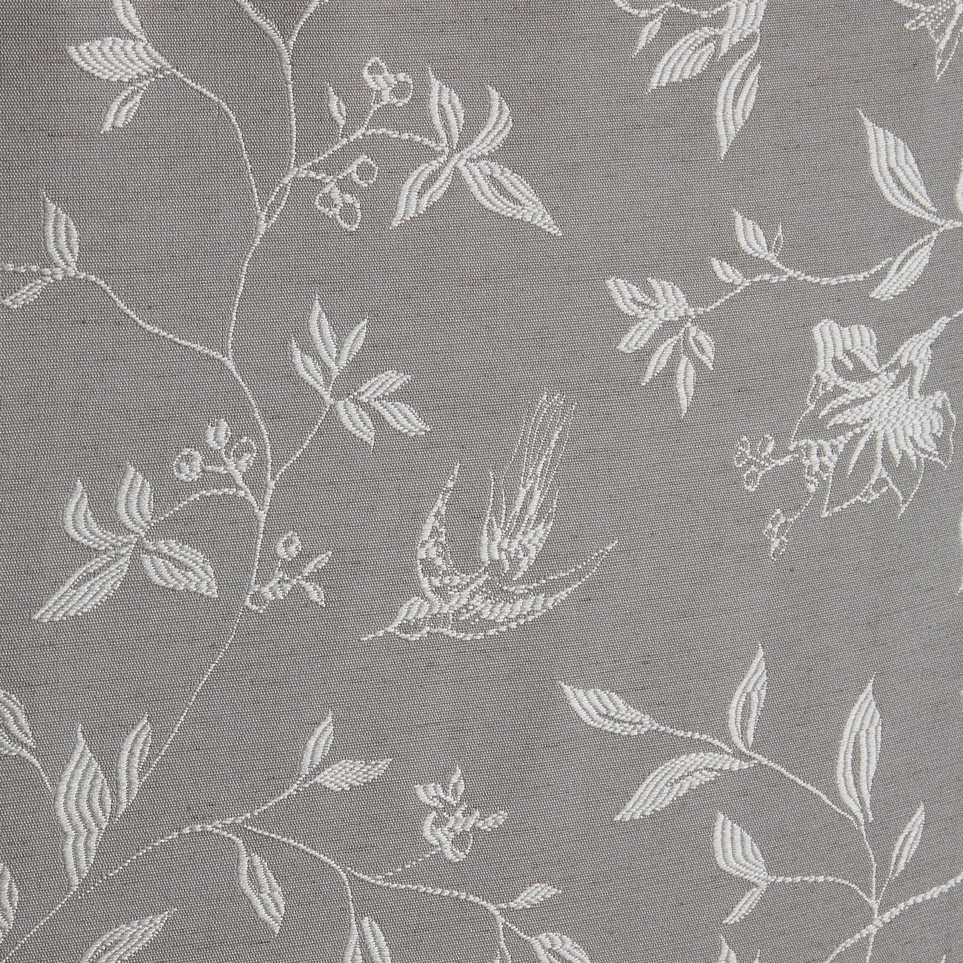 Bird Trail Pair Of Curtain Tiebacks by Curtina in Grey 26" x 4" - Pair Of Curtain Tiebacks - Curtina