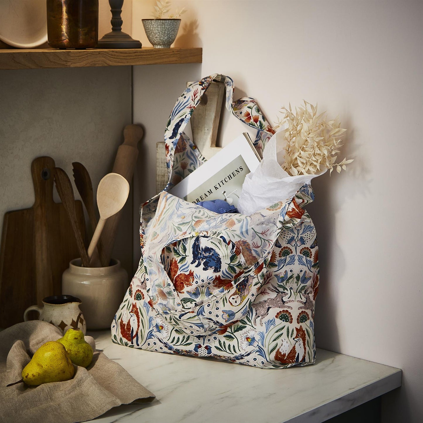 Ulster Weavers Blackthorn Packable Bag One Size in Beige - Bag - Ulster Weavers
