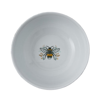Ulster Weavers Bee Bloom Bowl - Porcelain - 4 Pack One Size in White - Bowls - Ulster Weavers