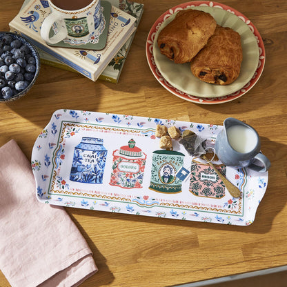 Ulster Weavers Tea Tins Tray - Small One Size in Multi - Tray - Ulster Weavers