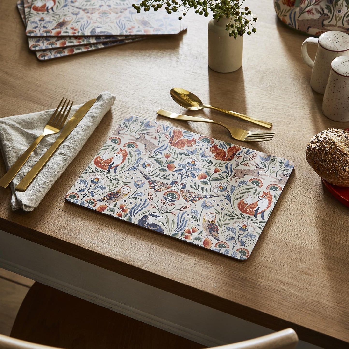Ulster Weavers Blackthorn Placemat - 4 Pack One Size in Beige - Placemat - Ulster Weavers