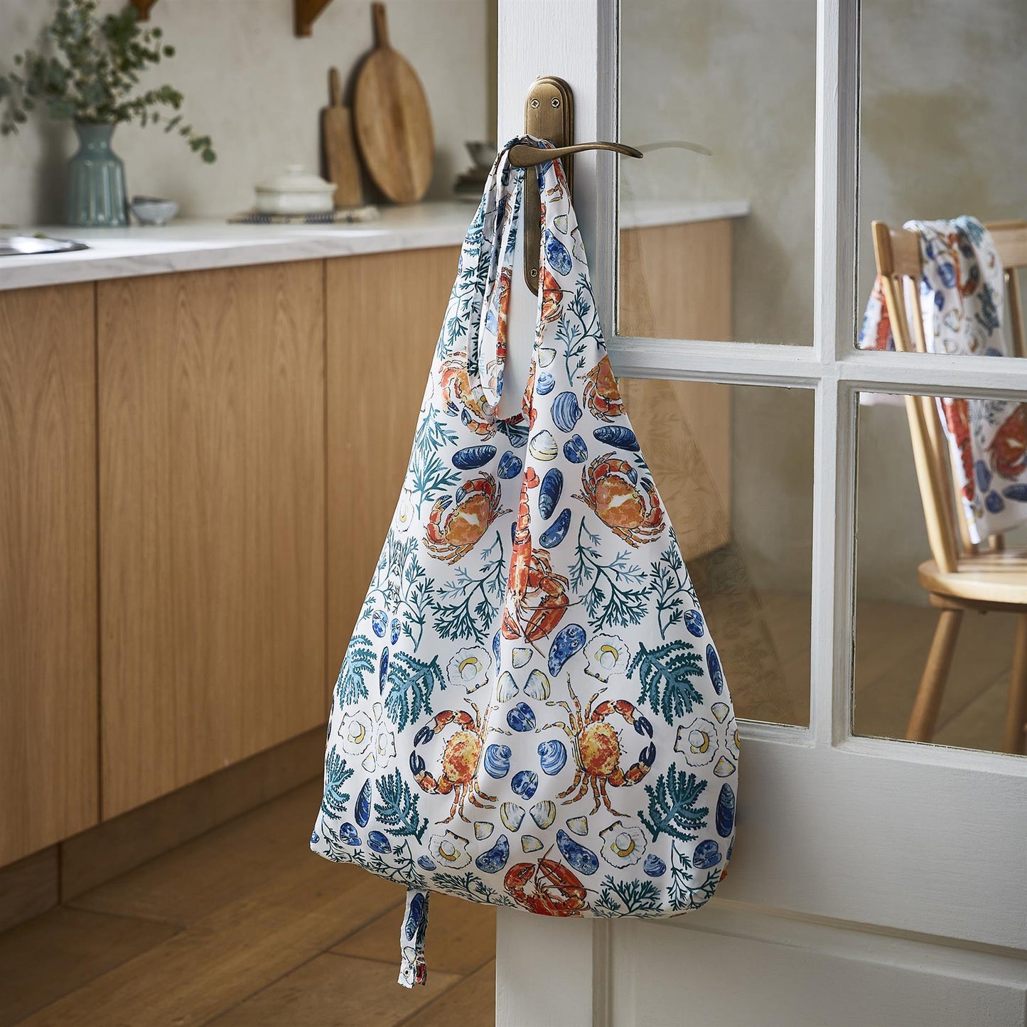 Ulster Weavers Shellfish Packable Bag One Size in Green - Bag - Ulster Weavers