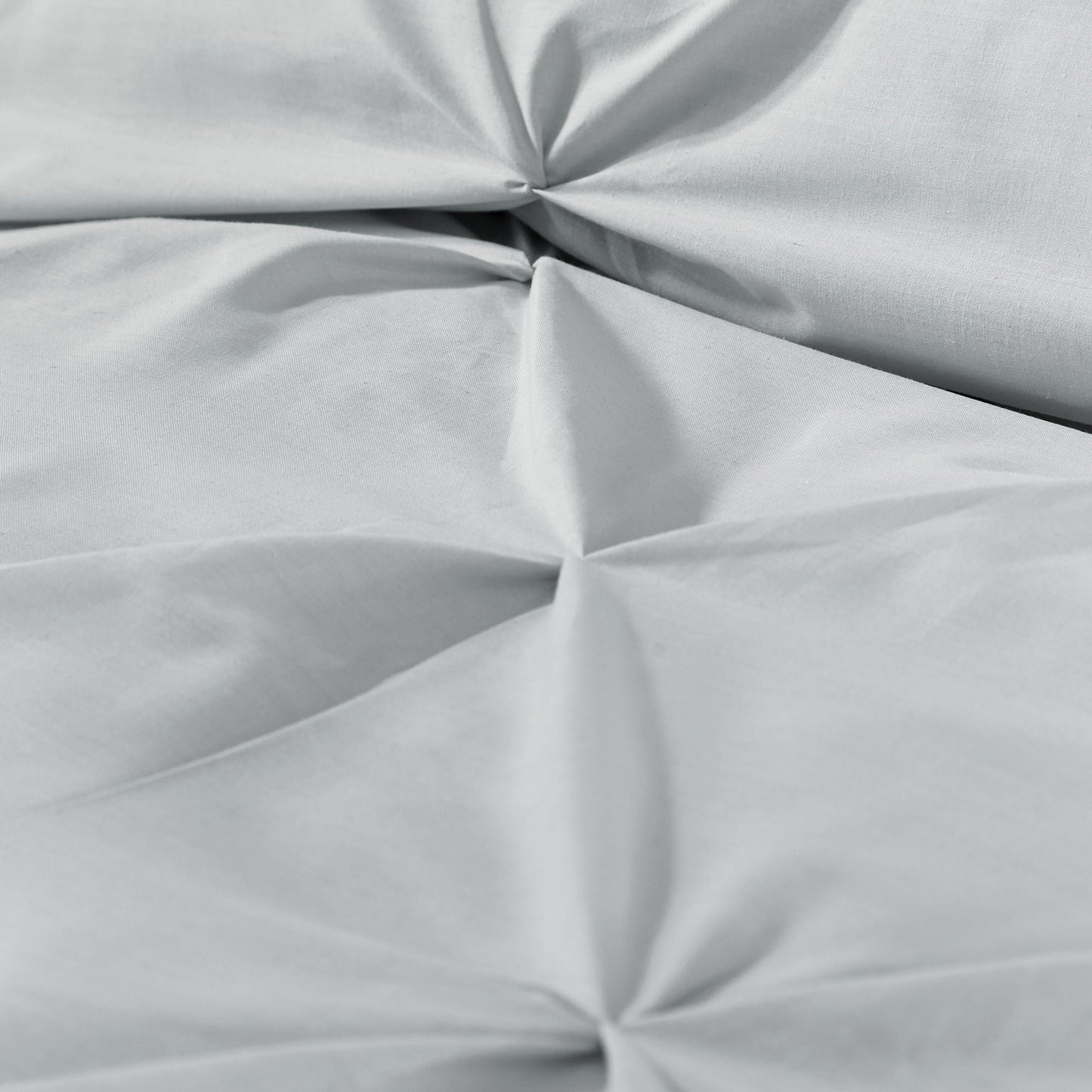 Lara Duvet Cover Set by Serene in Silver - Duvet Cover Set - Serene