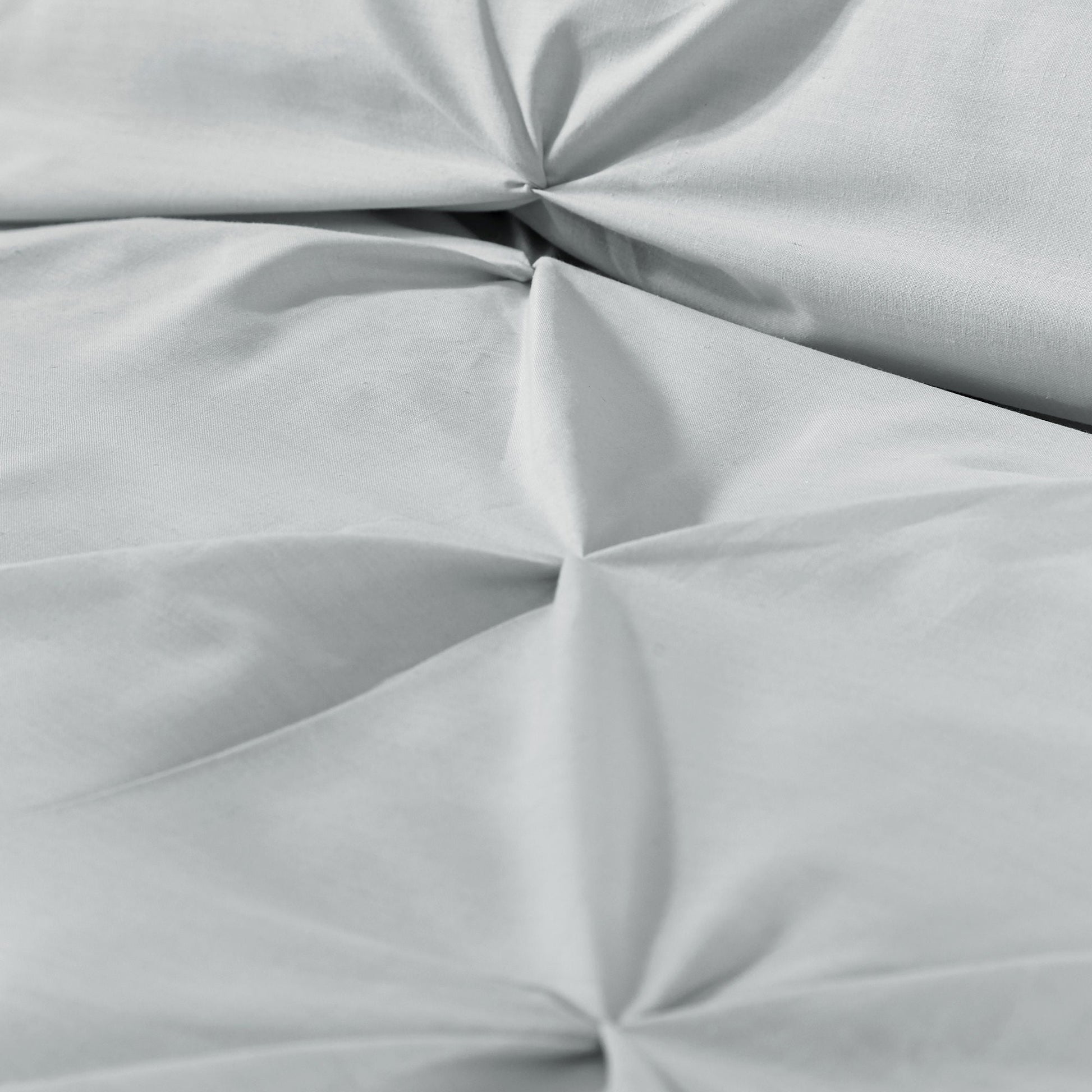 Lara Duvet Cover Set by Serene in Silver - Duvet Cover Set - Serene