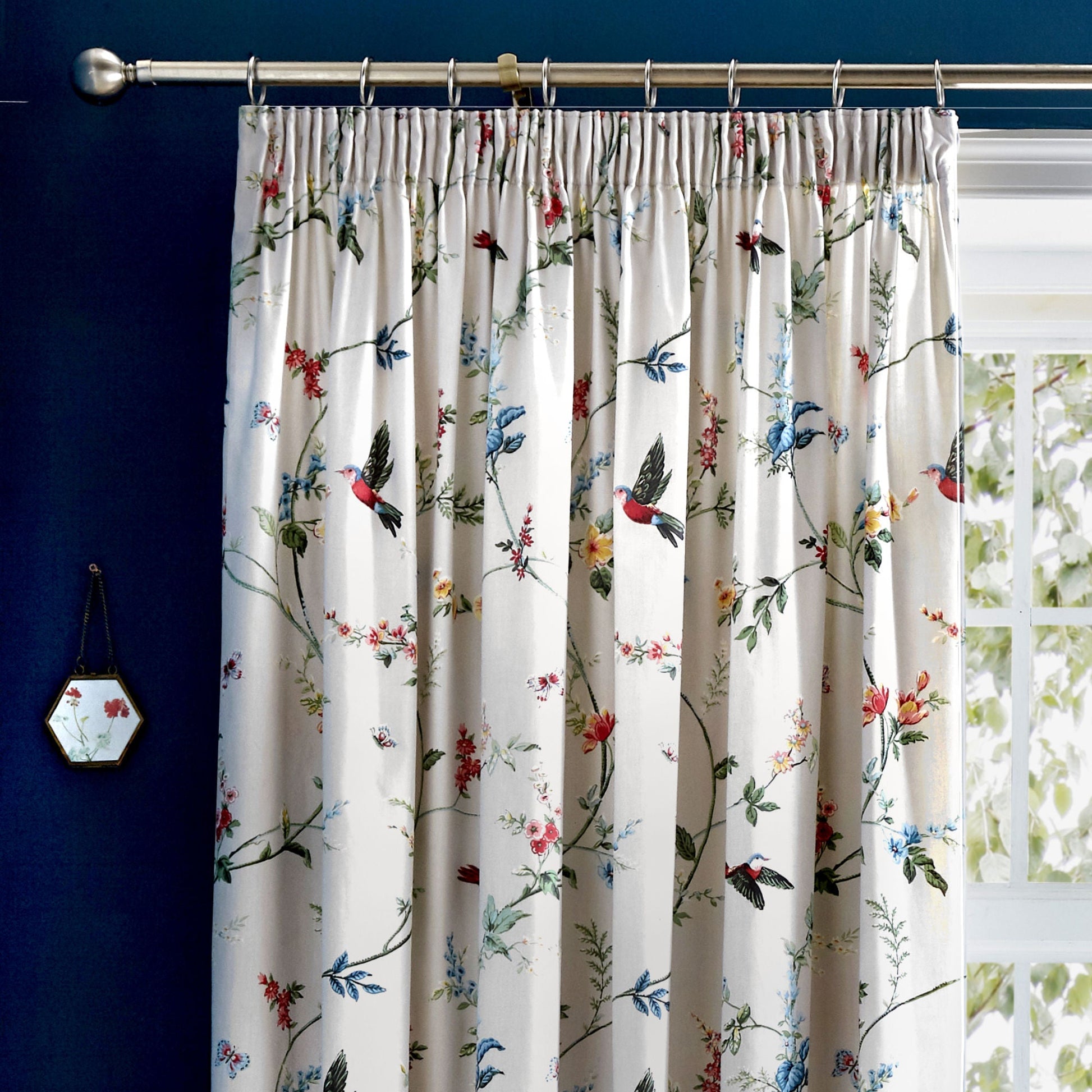 Mansfield Pair of Pencil Pleat Curtains by Dreams & Drapes in Grey - Pair of Pencil Pleat Curtains - Dreams & Drapes