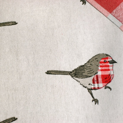 Robin Duvet Cover Set by Dreams & Drapes Lodge in Red - Duvet Cover Set - Dreams & Drapes Lodge