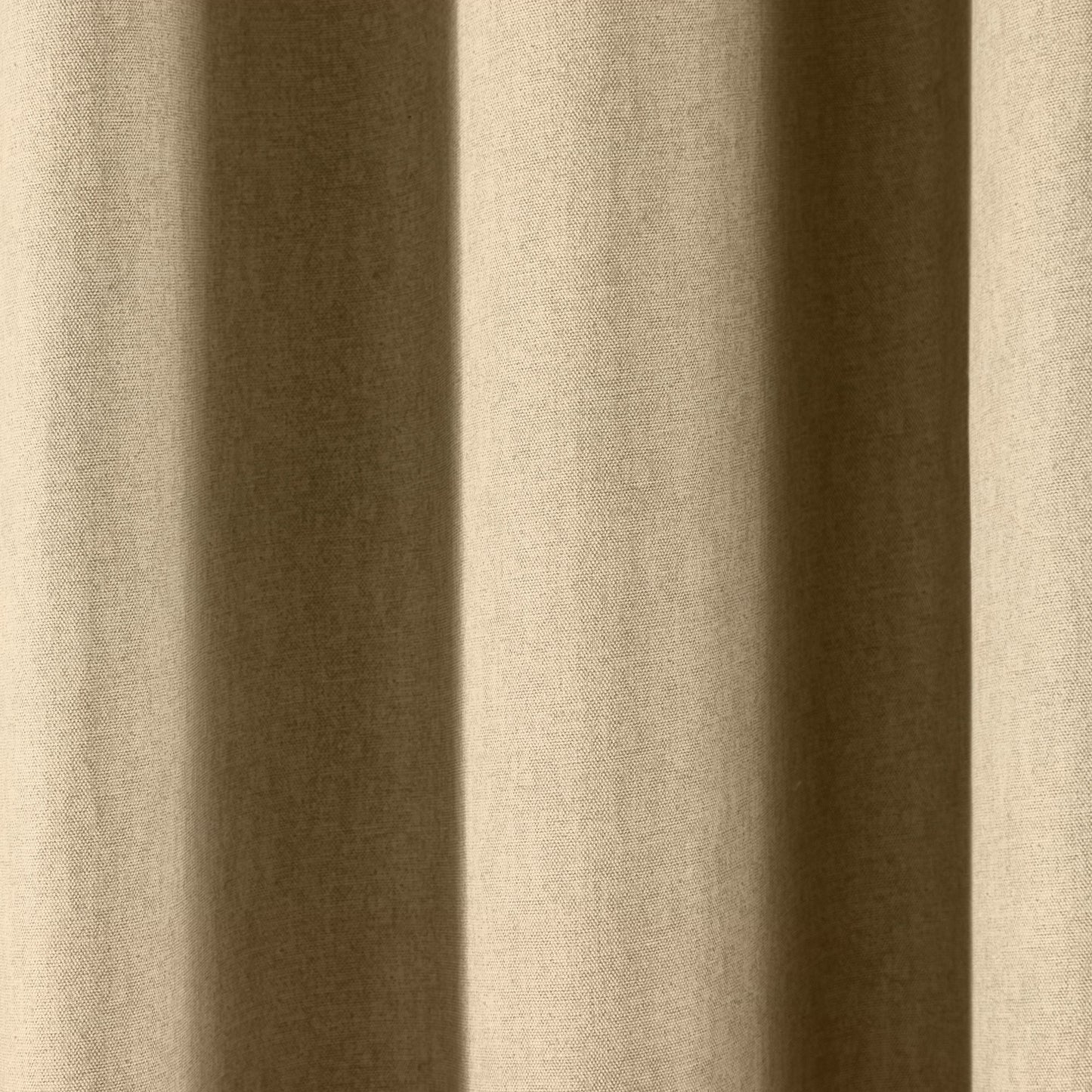 Sorbonne Pair of Eyelet Curtains by Fusion in Natural - Pair of Eyelet Curtains - Fusion