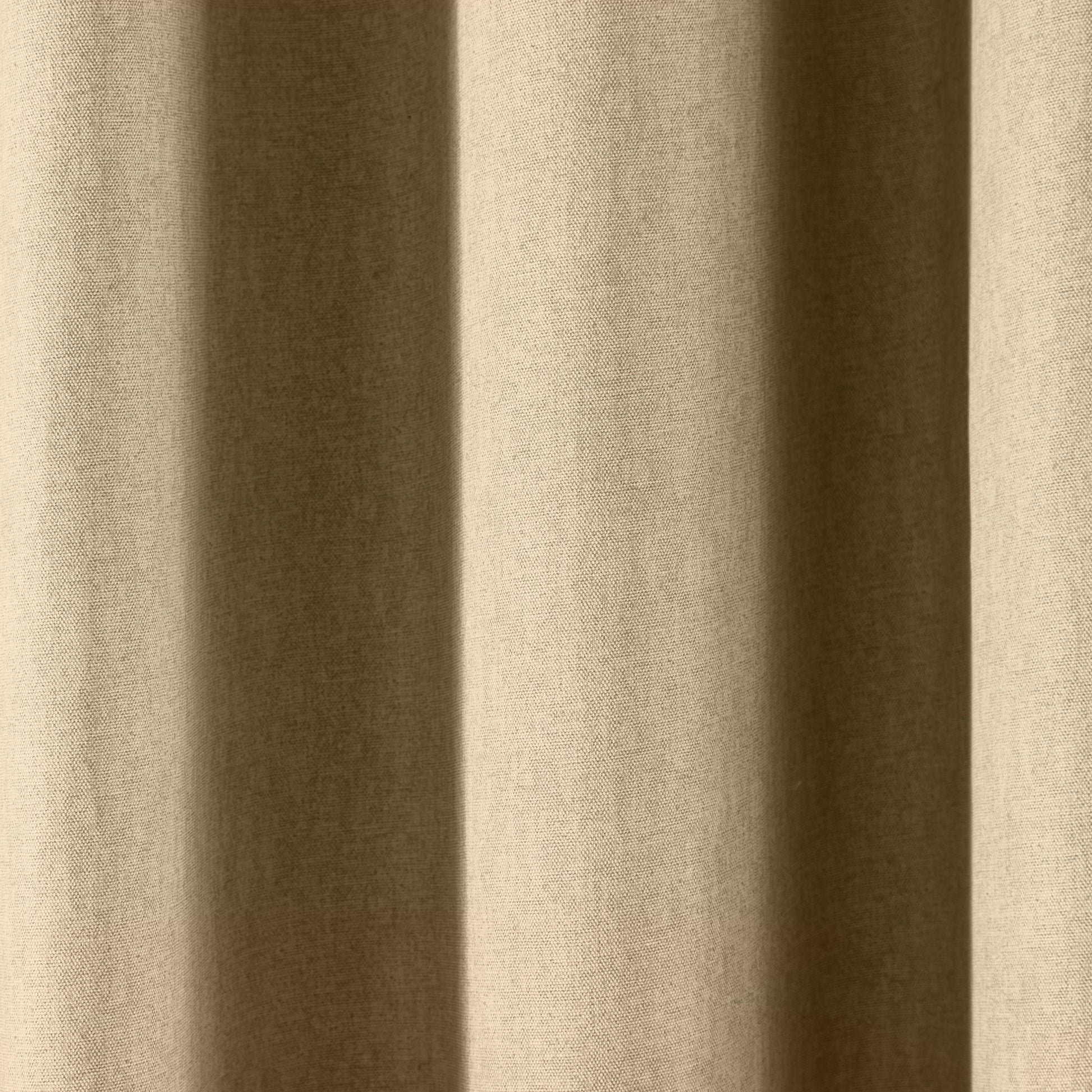 Sorbonne Pair of Eyelet Curtains by Fusion in Natural - Pair of Eyelet Curtains - Fusion