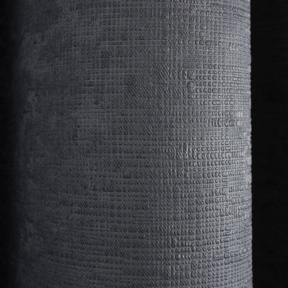 Strata Pair of Eyelet Curtains by Fusion in Charcoal - Pair of Eyelet Curtains - Fusion