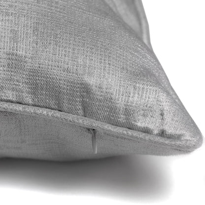 Strata Cushion by Fusion in Silver 43 x 43cm - Cushion - Fusion