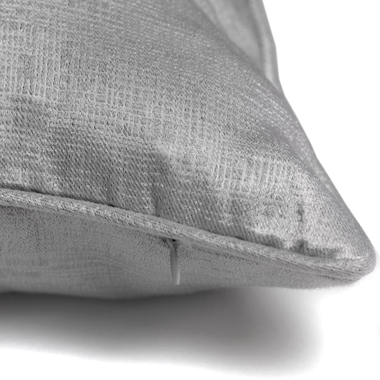 Strata Cushion by Fusion in Silver 43 x 43cm - Cushion - Fusion