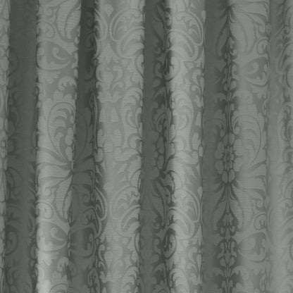 Worcester Pair of Pencil Pleat Curtains With Tie-Backs by Appletree Heritage in Green - Pair of Pencil Pleat Curtains With Tie-Backs - Appletree Heritage